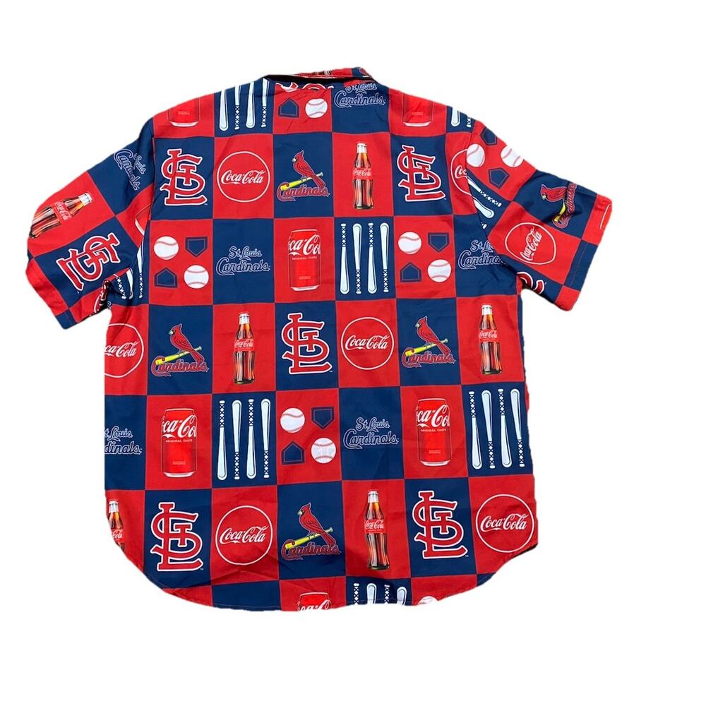 St. Louis Cardinals | Men’s XL SGA “Coca-Cola” Button-Down - Picture 2 of 5